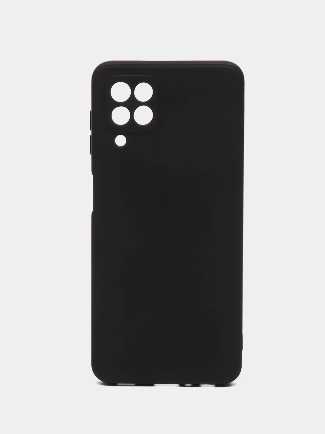 Черный накладка для Samsung A22/M32 силиконовая, усиленная, бархат