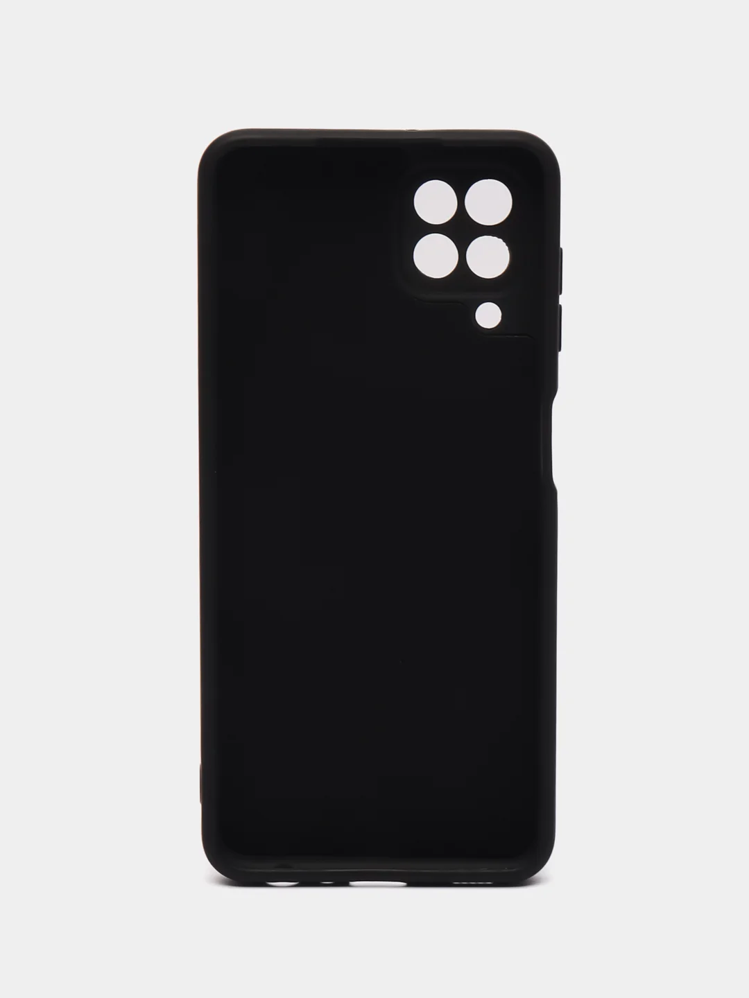 Черный накладка для Samsung A22/M32 силиконовая, усиленная, бархат