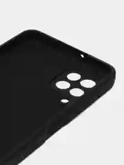 Черный накладка для Samsung A22/M32 силиконовая, усиленная, бархат