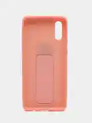 Коралловый меланж накладка для Samsung A02 (2021) с магнитным держателем-подставкой
