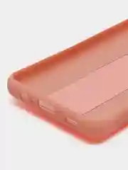Коралловый меланж накладка для Samsung A02 (2021) с магнитным держателем-подставкой