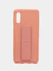Коралловый меланж накладка для Samsung A02 (2021) с магнитным держателем-подставкой