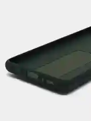 Накладка для Samsung A42 (2021) с магнитным держателем-подставкой, зеленый