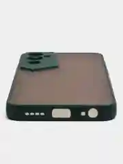 Зеленый чехол для Tecno Pova Neo 2 матовый, с цветными бортиками