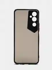Черный чехол для Tecno Pova Neo 2 матовый, с цветными бортиками
