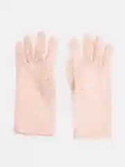 Розовый перчатки женские, кружевные, прозрачные, ажурные, гипюровые