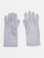 Серый перчатки женские, кружевные, прозрачные, ажурные, гипюровые