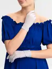 Серый перчатки женские, кружевные, прозрачные, ажурные, гипюровые