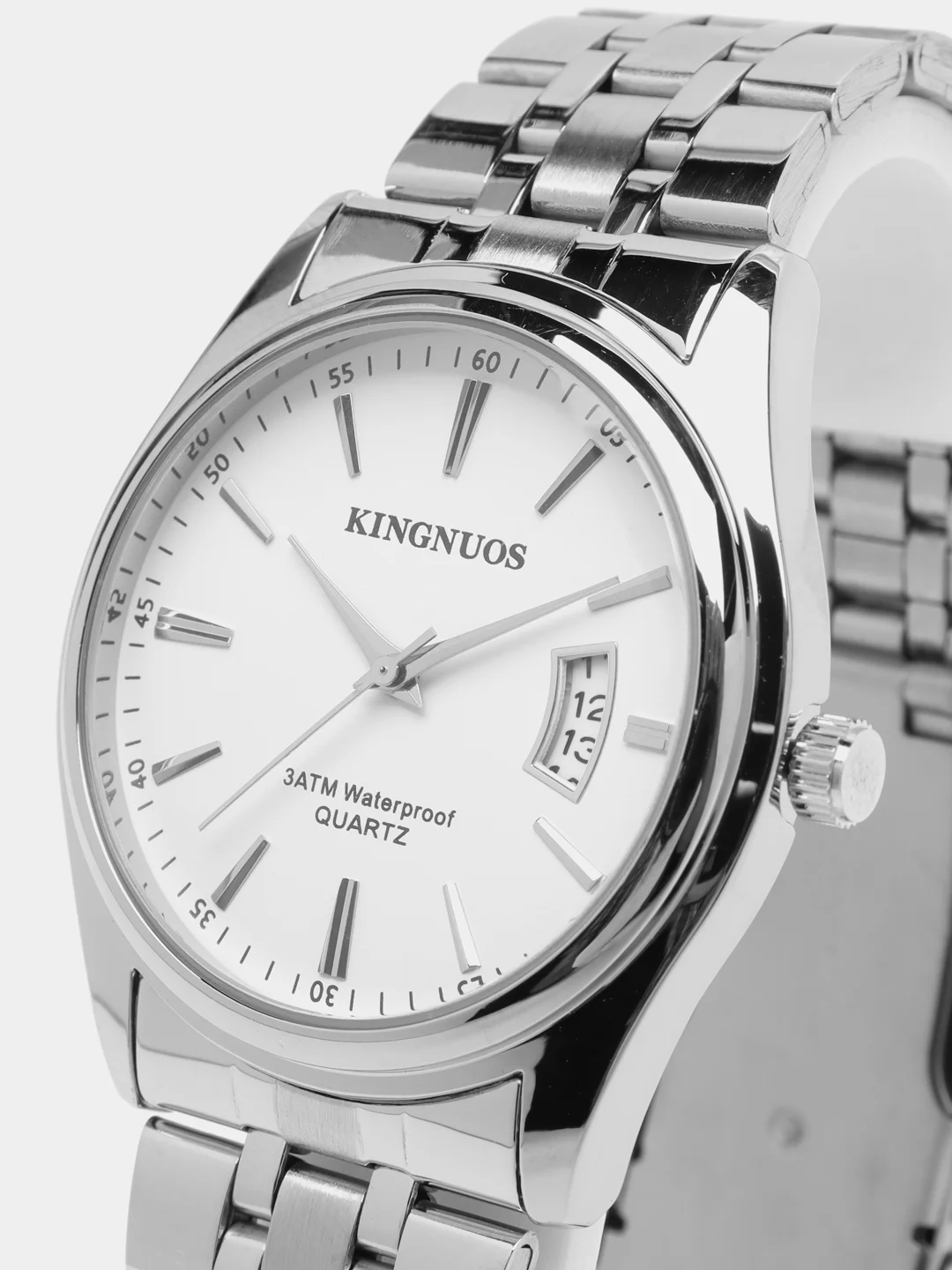Белый мужские наручные часы Kingnuos