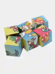 Аметистовый кубики детские, 6 кубиков