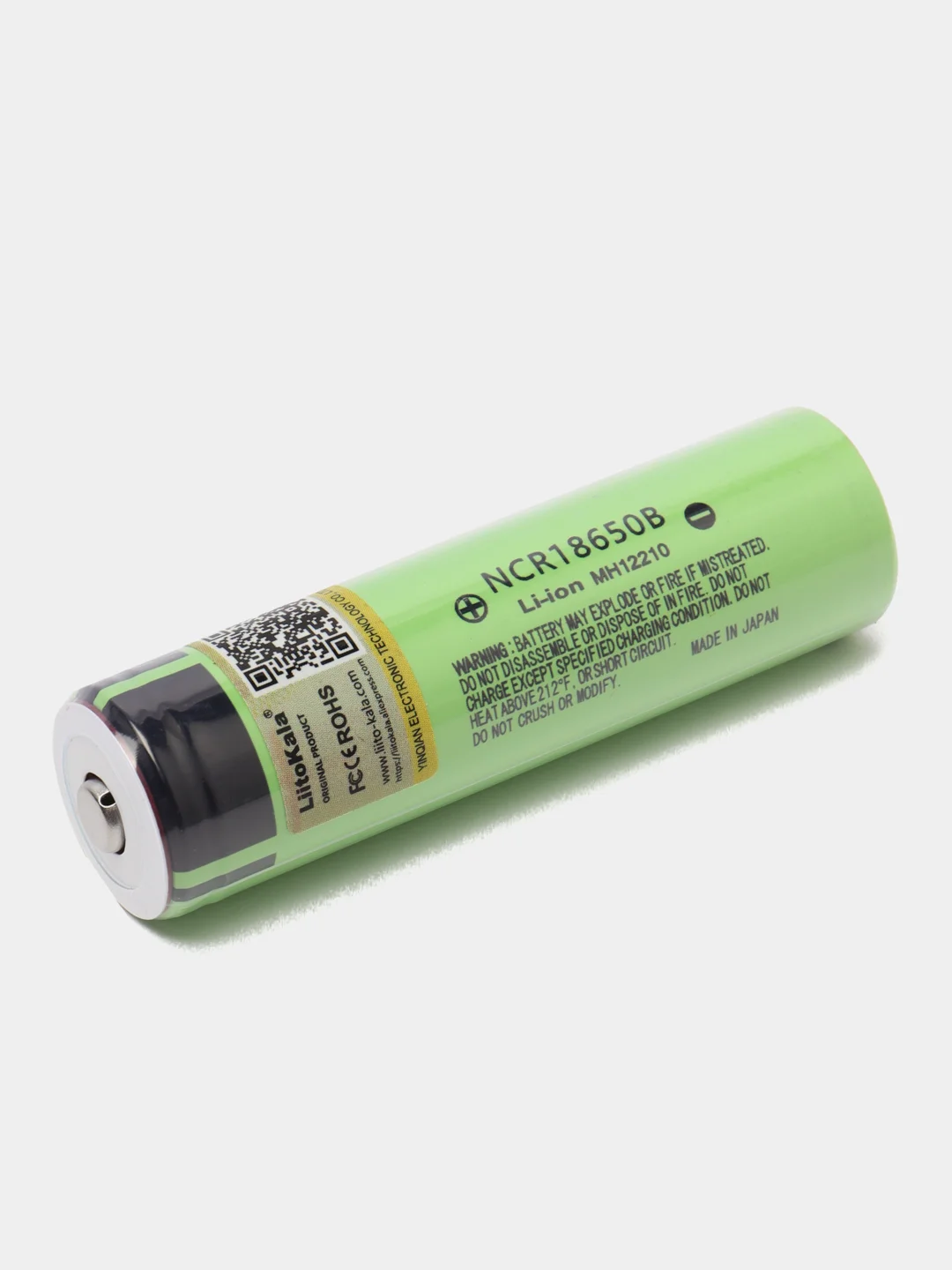 Аккумулятор 18650 Liitokala 3400mah NCR18650B MH12210 с наконечником для фонарика