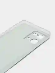 Бирюзовый силиконовый чехол на Oppo Reno 7 4G/8 4G / Оппо Рено 7 4G/8 4G с рисунком, защита камеры