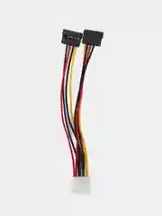 Кабель питания Molex - 2 x SATA, M/F, 20см