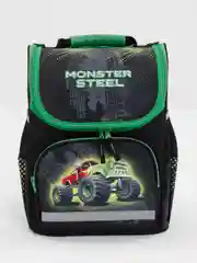 Рюкзак школьный Пифагор 1 отделение, 3 кармана, эргономичная спинка, Monster steel,270686
