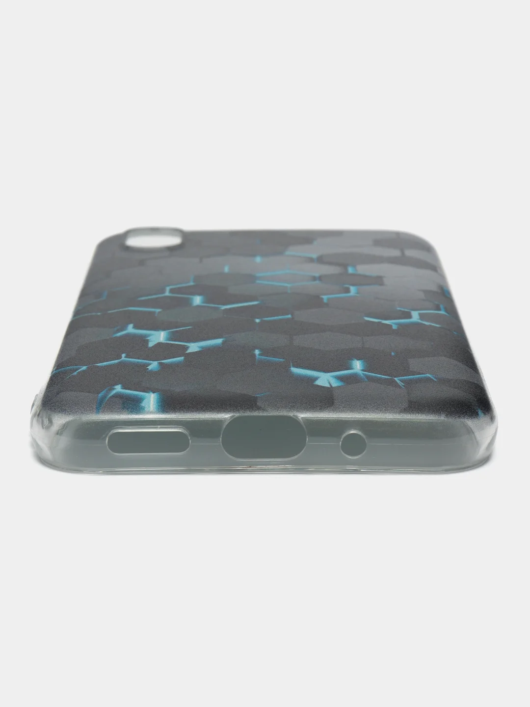 Бирюзовый чехол на Huawei Honor 8S/Huawei Y5 2019 / Хуавей Y5 2019/Хонор 8S прозрачный, с рисунком