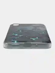 Бирюзовый чехол на Huawei Honor 8S/Huawei Y5 2019 / Хуавей Y5 2019/Хонор 8S прозрачный, с рисунком