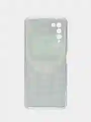 Угольный силиконовый чехол на Honor 10X Lite / Хонор 10Х Лайт с рисунком, защита камеры