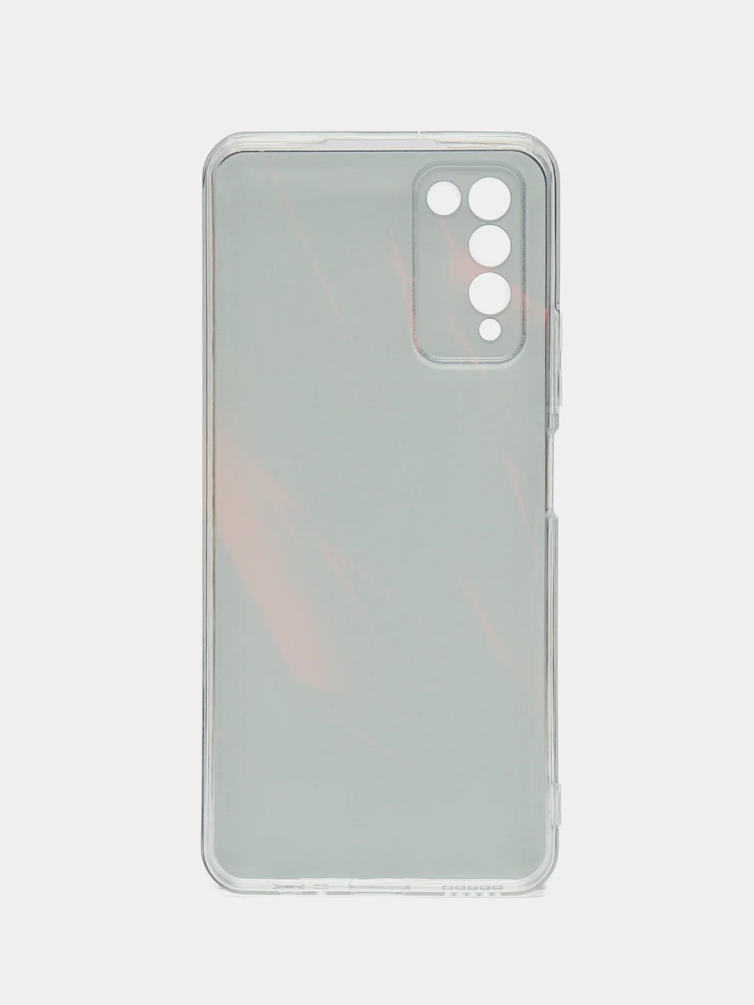 Красный силиконовый чехол на Honor 10X Lite / Хонор 10Х Лайт с рисунком, защита камеры