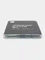 Тёмно-коричневый силиконовый чехол на Samsung Galaxy A7 2018 / Самсунг A7 2018 с рисунком, защита камеры