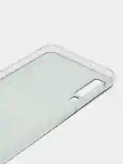 Тёмно-коричневый силиконовый чехол на Samsung Galaxy A7 2018 / Самсунг A7 2018 с рисунком, защита камеры