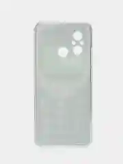 Угольный силиконовый чехол на Xiaomi Redmi 12C/Poco C55 / Редми 12C/Поко C55 прозрачный, с рисунком