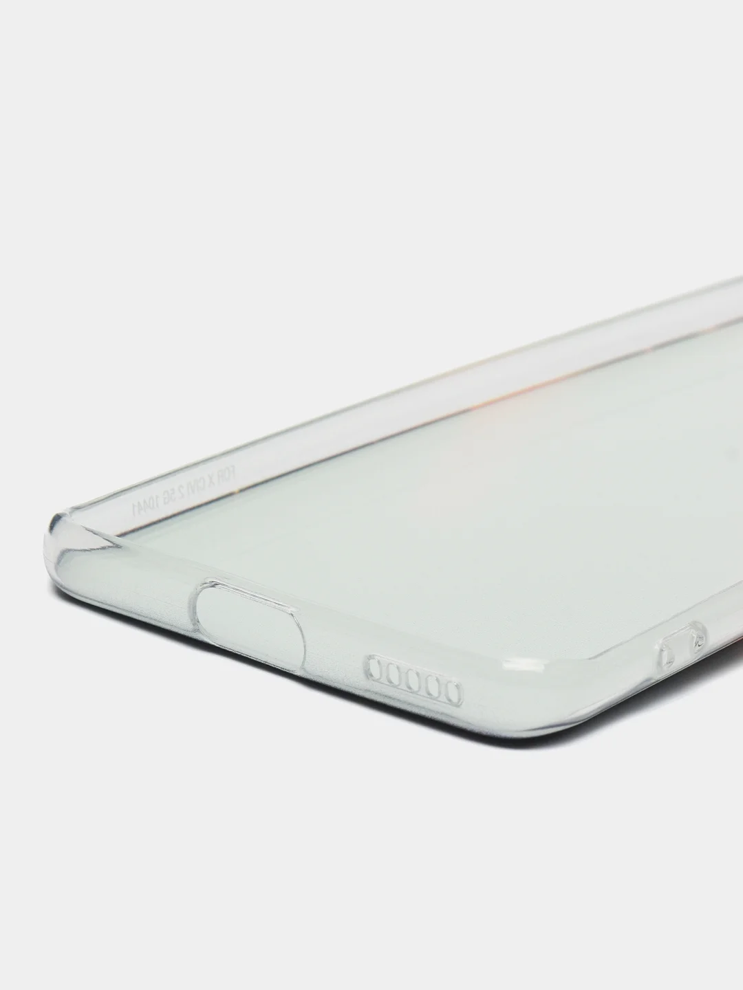 Красный силиконовый чехол на Xiaomi 13 Lite / Сяоми 13 Лайт прозрачный, с рисунком, защита камеры