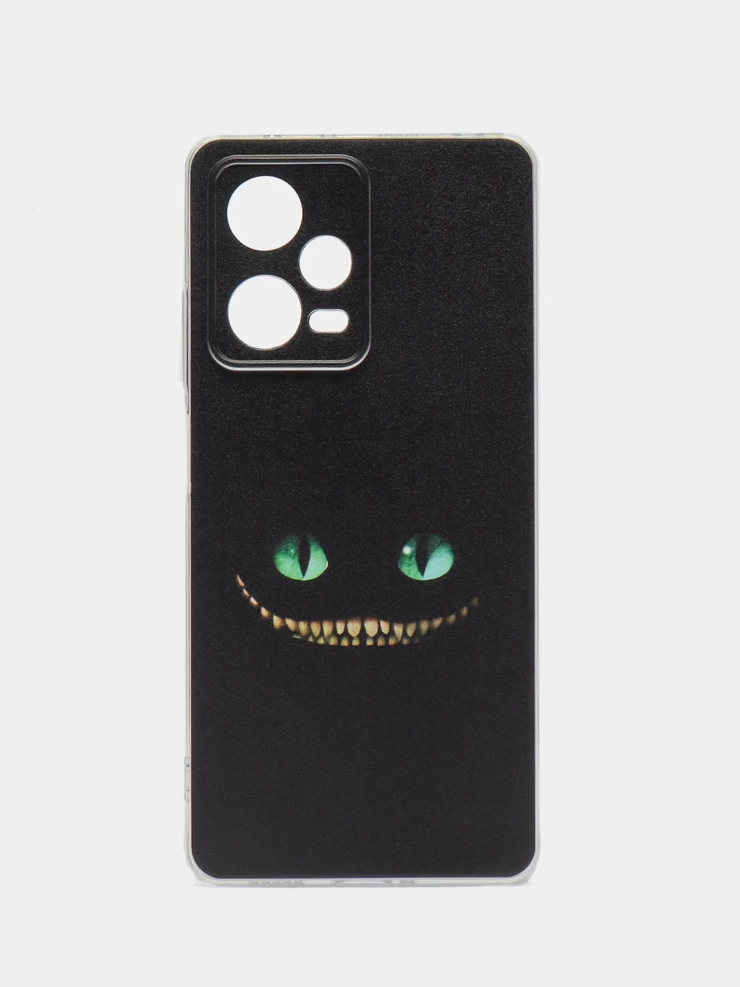 Черный чехол на Xiaomi Redmi Note 12 Pro / Сяоми Редми Нот 12 Про прозрачный, с рисунком