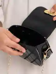 Зеленый сумка, сумочка через плечо, для девочек, на цепочке