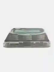 Угольный силиконовый чехол на Realme 9 Pro/9 5G / Реалми 9 Про прозрачный с рисунком, защита камеры