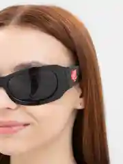 Черный очки женские солнцезащитные