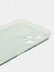 Светло-синий силиконовый чехол на Realme 9 Pro/9 5G / Реалми 9 Про прозрачный с рисунком, защита камеры