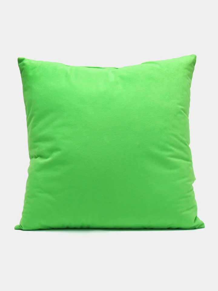 Лайм подушка декоративная МАТЕХ "VELOURS", 48 x 48 х 15 см