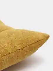 Горчичный подушка декоративная для сидения на стул с завязками Matex Loreta, 42 см х 42 см х 13 см