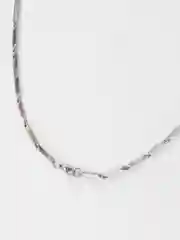 Серебряный цепочка на шею из титановой стали