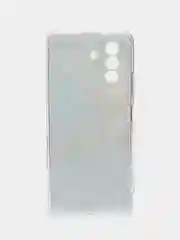Бирюзовый силиконовый чехол на Huawei Nova Y70 / Хуавей Нова Y70, с рисунком, защита камеры