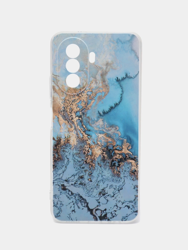 Силиконовый чехол на Huawei Nova Y70 / Хуавей Нова Y70, с рисунком, защита камеры