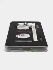 Хром силиконовый чехол на Huawei Mate 50 Pro / Хуавей Мате 50 Про, с рисунком, защита камеры