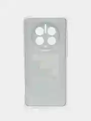Тёмно-коричневый силиконовый чехол на Huawei Mate 50 Pro / Хуавей Мате 50 Про, с рисунком, защита камеры