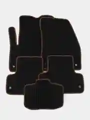 Автомобильные коврики EVA на Land Rover, Range Rover Evogue, 5ДВ 2011 г, черно-коричневые