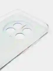 Голубой силиконовый чехол на Huawei Mate 50 Pro / Хуавей Мате 50 Про, с рисунком, защита камеры