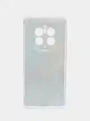 Голубой силиконовый чехол на Huawei Mate 50 Pro / Хуавей Мате 50 Про, с рисунком, защита камеры