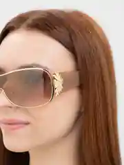 Золотой очки женские солнцезащитные
