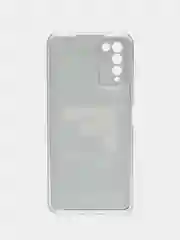 Тёмно-коричневый силиконовый чехол на Honor 10X Lite / Хонор 10Х Лайт с рисунком, защита камеры