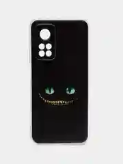 Черный чехол на Xiaomi Mi 10T/Mi 10T Pro (Сяоми Ми 10Т/Ми 10Т Про), с рисунком, защита камеры