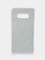 Бирюзовый силиконовый чехол на Samsung Galaxy S10E / Самсунг S10E с рисунком, защита камеры