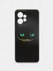 Черный чехол на Xiaomi Redmi Note 12 4G / Сяоми Редми Ноут 12 4G с рисунком, защита камеры