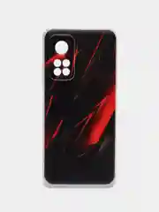 Красный чехол на Xiaomi Mi 10T/Mi 10T Pro (Сяоми Ми 10Т/Ми 10Т Про), с рисунком, защита камеры