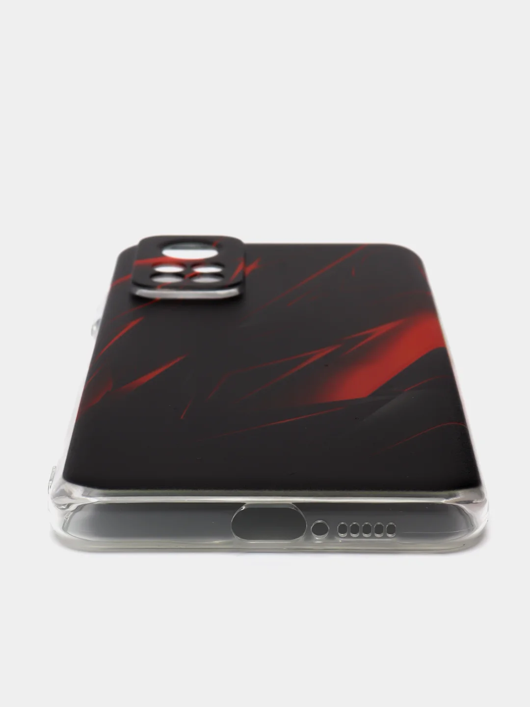 Красный чехол на Xiaomi Mi 10T/Mi 10T Pro (Сяоми Ми 10Т/Ми 10Т Про), с рисунком, защита камеры