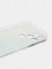 Ледяной чехол на Infinix SMART 6 / Инфиникс Смарт 6 прозрачный, с рисунком, защита камеры
