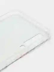Голубой силиконовый чехол на Samsung Galaxy A7 2018 / Самсунг A7 2018 с рисунком, защита камеры